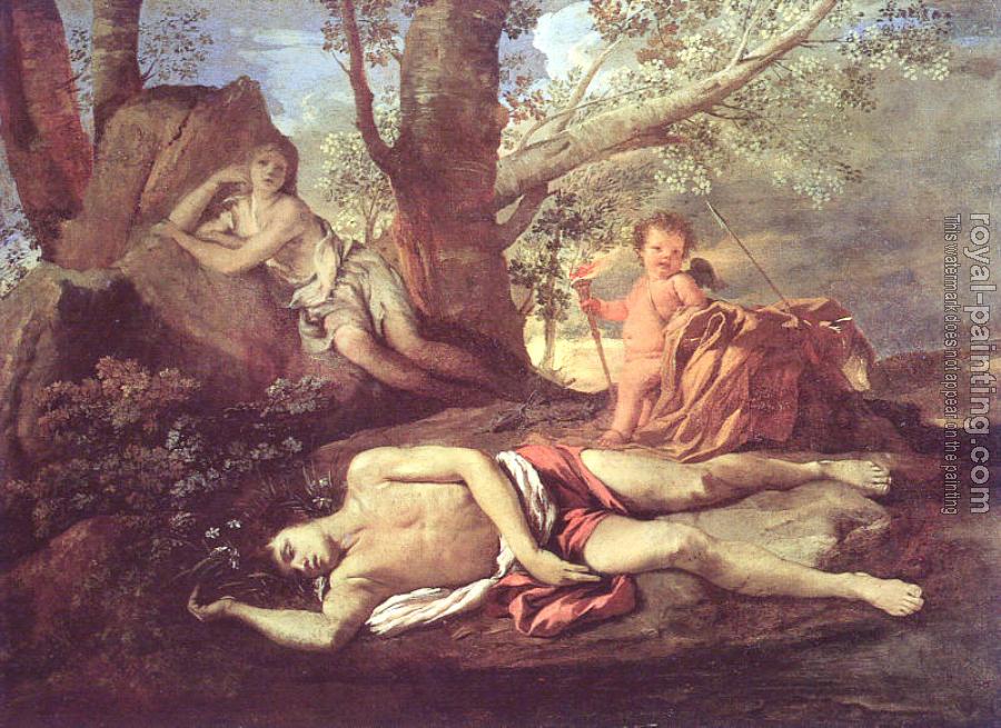 Nicolas Poussin : Echo and Narcissus